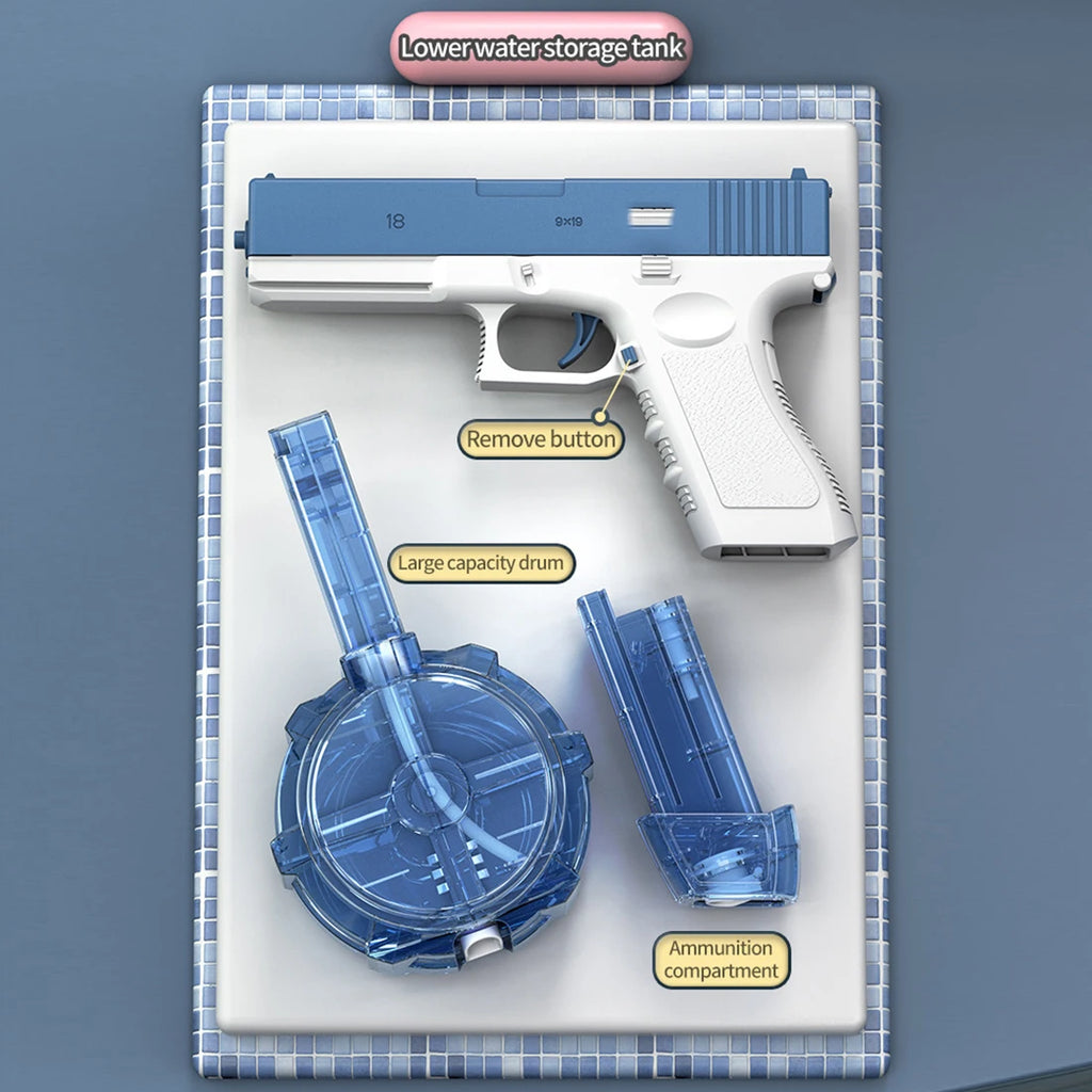 Electric Water Gun Toy – Automatic High-Pressure Blaster