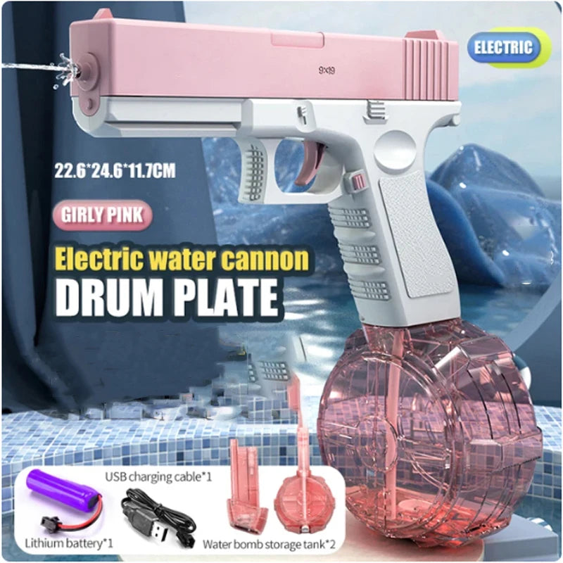 Electric Water Gun Toy – Automatic High-Pressure Blaster
